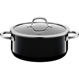 Silit Passion Black garnek duży 24 cm, szklana