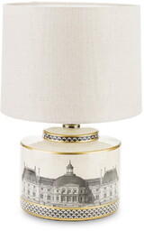 Lampa ceramiczna lampka nocna stołowa 43,5x28,5x28,5 138209