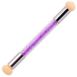 Dwustronny pędzel gąbka do ombre i nail art