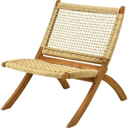 Fotel rozkładany Relax, drewno akacjowe, 78 x 63