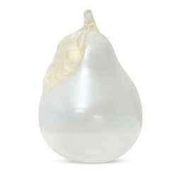 Eurofirany Szklana figurka dekoracyjna Gabi 11x11x15 biała