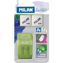 Milan gumka do wycierania, biała, mała