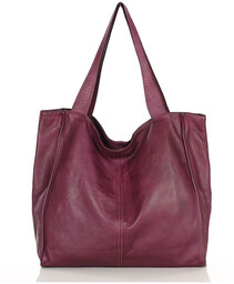 Torebka miejska shopper bag skóra naturalna handmade MARCO