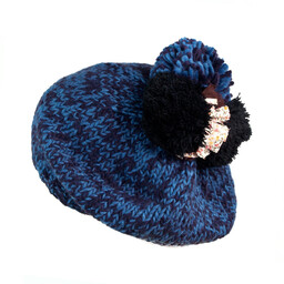 Beret Trzy Pompony