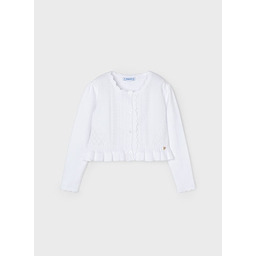 Sweter rozpinany ażurowy Mayoral Roz: 104cm