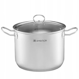 Ambition Garnek Acero Ze Szklaną Pokrywką 30 CM