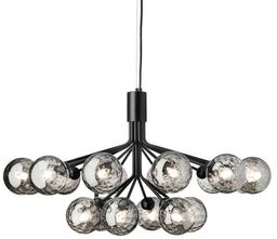 Nuura Aps - Apiales 18 Chandelier Satin Black/Optic