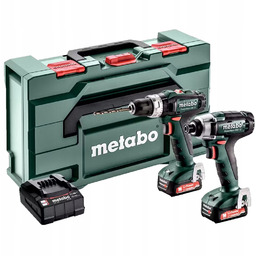 Zestaw Narzędzi Metabo Combo 2.7.2 Klucz Udarowy Wiertarka