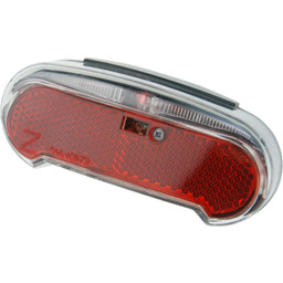 Lampa rowerowa tylna na bagażnik pod dynamo AXA