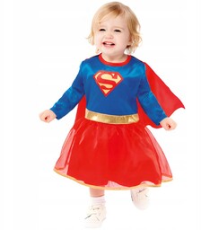 Strój Supergirl DC superwoman superbohaterka kostium 68-80