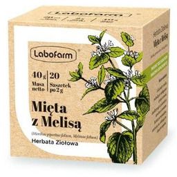 Mięta z melisą Herbata ziołowa, 20sasz.