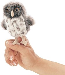 Folkmanis 2638 Spotted Owl Finger Puppet