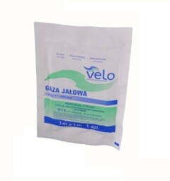 VELO Gaza opatrunkowa jałowa-17n 8w 1mx1m (opk. 25