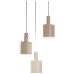 Lindby - Ovelia 3 Round Lampa Wisząca Beige
