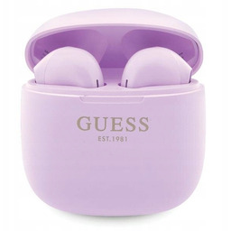 Słuchawki Bluetooth Guess GUTWST26PSU Tws stacja dokująca fioletowe