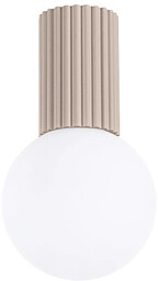 Lumes Okrągły beżowy plafon - K598-Buble