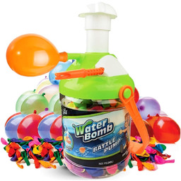 Balony na wodę BOMBY WODNE POMPKA z Syfonem