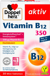 Witamina B12 350 g, Doppelherz, 30 tabletek