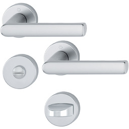 Hamburg - Klamki z okrągłym szyldem do WC,