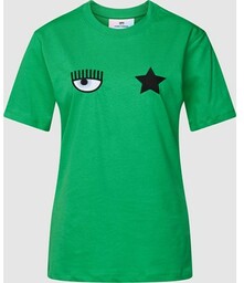T-shirt z wyhaftowanym z motywem model ‘EYE STAR’
