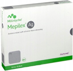 Mepilex Ag 12,5 x 12,5cm opatrunek Mölnlycke 5