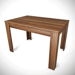 Stół do jadalni Single Walnut, ciemnobrązowy