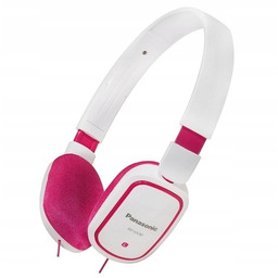 Słuchawki Panasonic RP-HX40 Slim różowo-białe