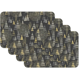 Venilia Zestaw stołowy Golden Tree do jadalni, podstawki,