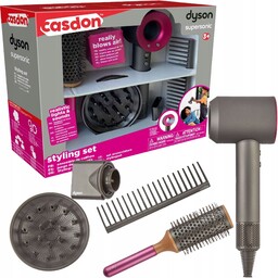 Dyson Suszarka Zestaw Fryzjerski Dla Dziewczynki Akcesoria Casdon