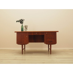 Pakamera Biurko tekowe, duński design, lata 70, produkcja: