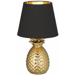 Lampa stołowa duża czarno złota PINEAPPLE R50431079 -