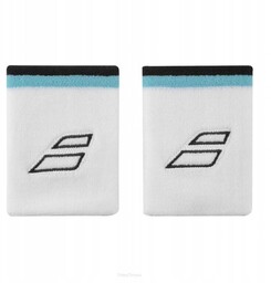 Frotki Babolat Terry Jumbo Wristband x2 białe