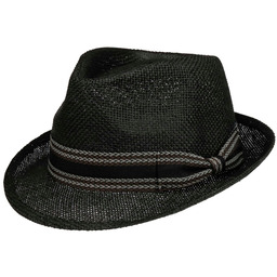 Kapelusz Słomkowy Montreal Trilby by Lipodo, czarny, M