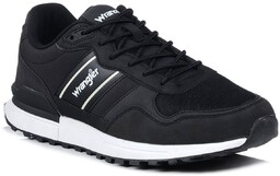 Buty męskie adidasy sportowe sneakersy lekkie czarne Wrangler