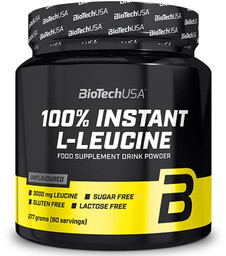 Biotech Usa 100% Instant L-Leucine 277G Natural