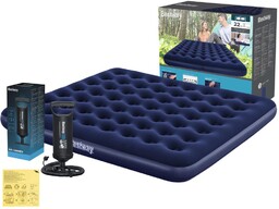 Materac Dmuchany Dwuosobowy 183x203x22 Bestway 67004 + POMPKA