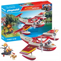 Playmobil Action Heroes Samolot Straży Pożarnej 34 Elementy