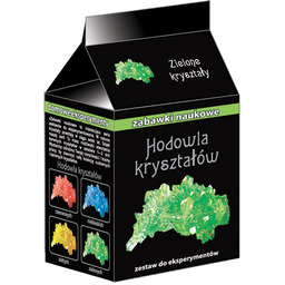 Zabawy naukowe - Hodowla kryształów zielonych, Zestaw