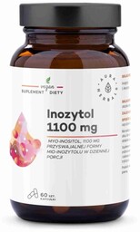 Inozytol 1100 mg, Myo-Inositol, Aura Herbals, 60 kapsułek