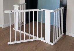 BRAMKA OCHRONNA BARIERKA ZABEZPIECZAJĄCA NA SCHODY DRZWI KOMINEK