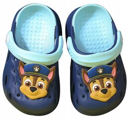 KLAPKI KAPCIE DZIECIĘCE BUTY SANDAŁKI PSI PATROL CHASE