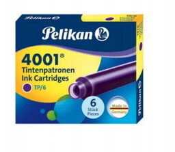 NABOJE DO PIÓR PELIKAN TP6 FIOLETOWE 6szt.