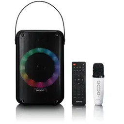 Lenco BTC-060BK 20W Karaoke LED Czarny Głośnik Bluetooth