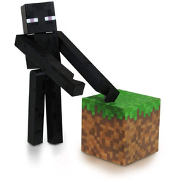 Minecraft 16500 - Enderman, ruchoma figurka z akcesoriami