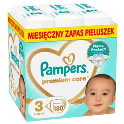 Pampers Premium Care 3 Pieluchy dla dzieci, 180