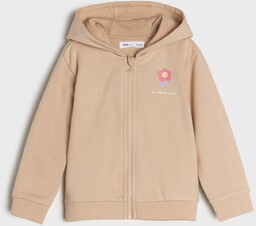 Sinsay - Bluza rozpinana - Brązowy