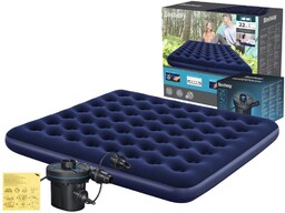 Materac Dmuchany Dwuosobowy 183x203x22 Bestway 67004 + POMPKA
