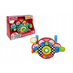 Kolorowa Interaktywna Kierownica Edukacyjna Zabawka Nauka Smily Anek