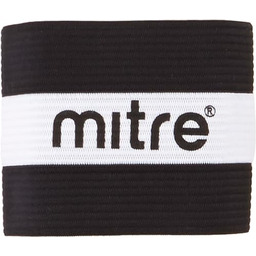 Mitre Męski pasek na ramię kapitana, czarny (czarny/biały),