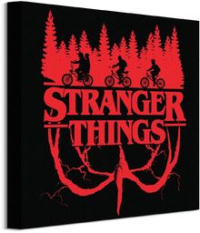 Stranger Things Logo Flip - obraz na płótnie